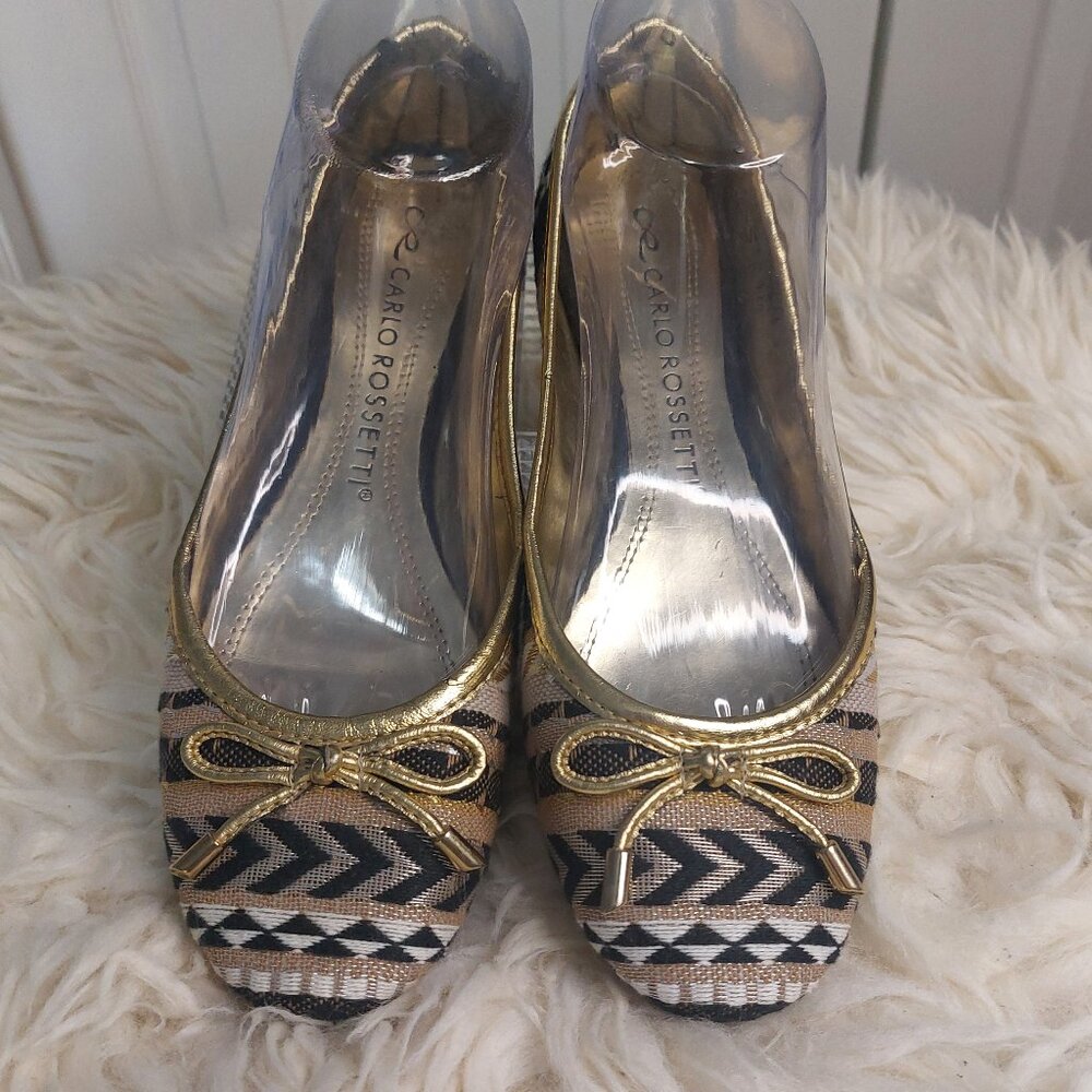 Carlo Rossetti Ballet Flats Sz 6.5
